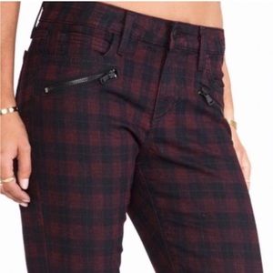 Jeans Joe’s Jeans Inline Skinny Jean Red Coated Plaid
